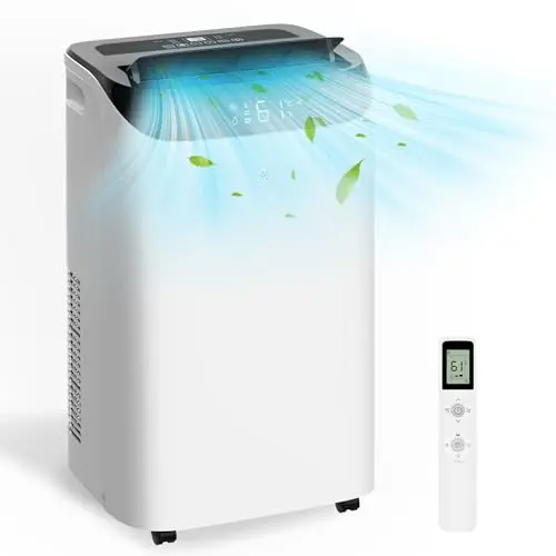 14000 BTU Portable Air Conditioner Cools Up to 700 Sq. Ft-3-IN-1 
