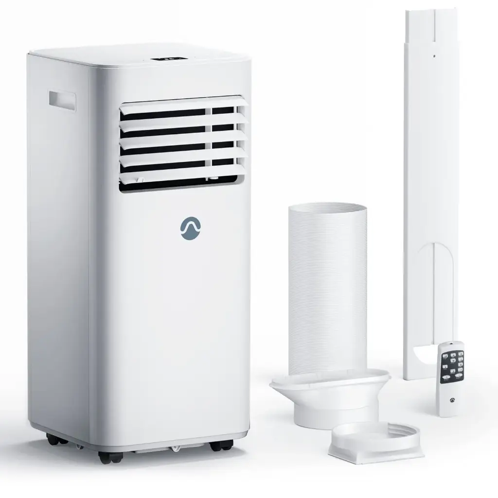 Portable Air Conditioners, 10000 BTU Portable AC for Room up to 450 Sq. Ft., 3-in-1 AC Unit, Dehumidifier & Fan with Digital Display, Remote Control, Window Installation Kit, 24H Timer, Sleep Mode