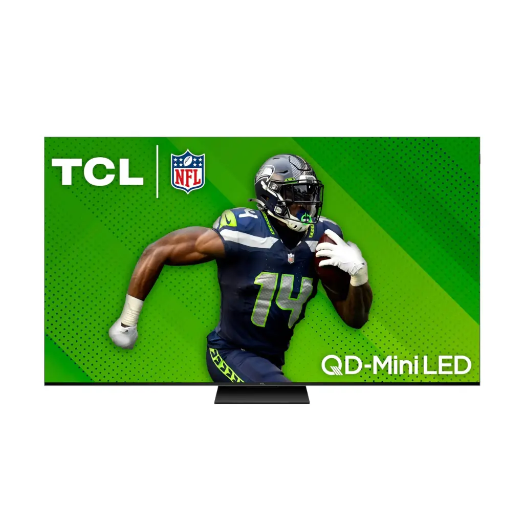 TCL 55-Inch QM7 QLED 4K Smart QD-Mini LED TV with Google TV Dolby Vision IQ, Dolby Atmos, HDR, Game Accelerator up to 240Hz, Voice Remote, Works with Alexa, Streaming Television 55 inches