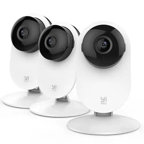 YI Pro 2k 3PC Home Security Camera