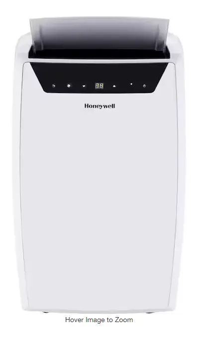 Honeywell 9,000 BTU Portable Air Conditioner Cools 700 Sq. Ft. with Dehumidifier in White