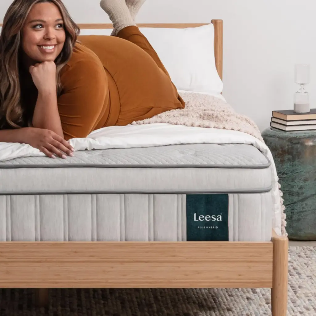 Leesa Full Size Plus Hybrid Mattress, Medium Firm Firmness, Engineered for Plus Sized Sleepers, 13", CertiPUR-US Certified, 100-Night Trial 