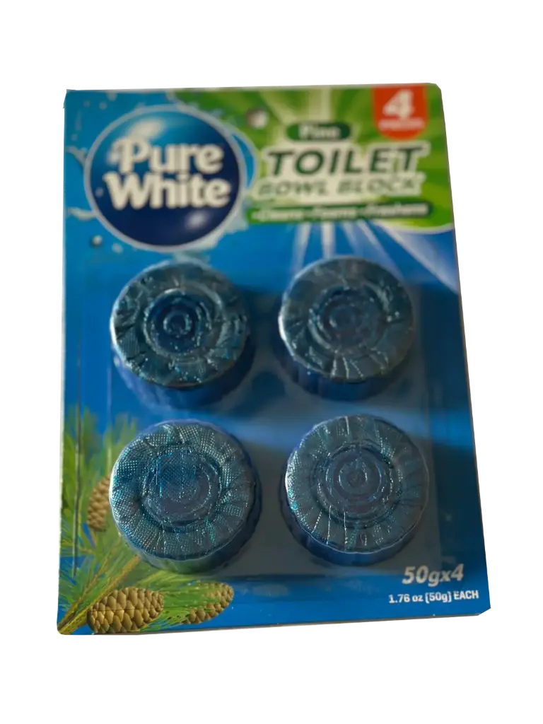PureWhite Pine 4 Pack Toilet bowl cleaner 