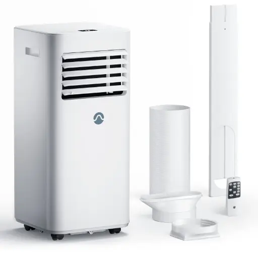 Portable Air Conditioners, 10000 BTU Portable AC for Room up to 450 Sq. Ft., 3-in-1 AC Unit, Dehumidifier & Fan with Digital Display, Remote Control, Window Installation Kit, 24H Timer, Sleep Mode