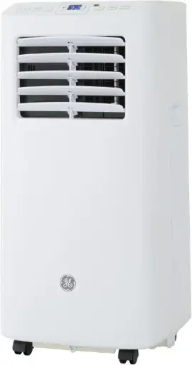 APFD05JASW Portable Air Conditioner with 5100 BTU Cooling Capacity 115 Volts Auto Evaporation Technology and Digital Controls with Remote in