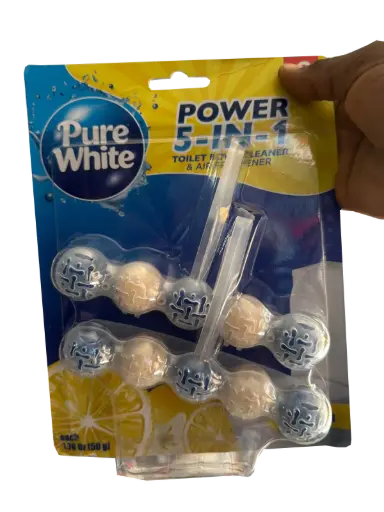 [PW-TBC-LEM-5BALL-2PK] PureWhite Lemon 5ball/2pack toilet bowl cleaner 
