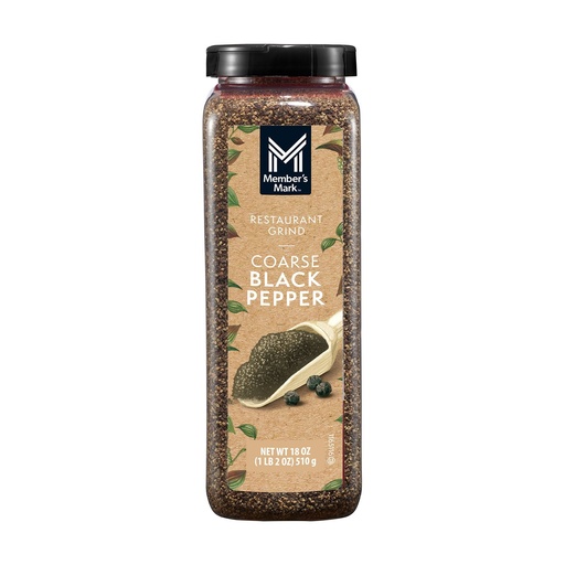 [SAMS-990304322] Member's Mark Restaurant Coarse Black Pepper, 18 oz.